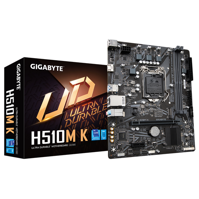 GIGABYTE H510M K Gaming Motherboard LGA1200 SOCKET Support 10/11gen Cpu DDR4 Ram Computer Motherboard Gaming