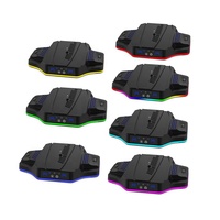 Base de refroidissement multifonctionnelle TP5-3583 pour PS5 SLIM, station de charge avec support et éclairage RGB