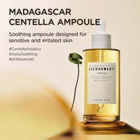 Sérum de soin pour peaux grasses à la Centella Asiatica de Madagascar, Ampoule Vitamine C et Acide Hyaluronique - Sérum éclaircissant et apaisant pour femmes