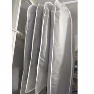 Housse de costume personnalisée en polyester transparent, imperméable et anti-poussière, avec fermeture éclair et poche intérieure - Product Image 4