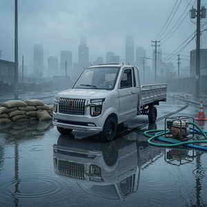 Mini Camion Elettrico, Pickup Elettrico 40-50Km/h, Pickup Elettrico Cinese 3000w, <span class=keywords><strong>Auto</strong></span> Elettrica a <span class=keywords><strong>5</strong></span> Posti - Product Image 5