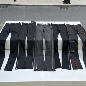 <span class=keywords><strong>Jeans</strong></span> in denim da <span class=keywords><strong>uomo</strong></span> personalizzati OEM, lavati, strappati, slim fit, a <span class=keywords><strong>vita</strong></span> <span class=keywords><strong>bassa</strong></span>, cerati, vintage, stile High Street Hip Hop, alla moda, a zampa, con rivestimento in cera - Product Image 3