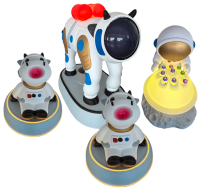 Équipement de terrain de jeu souple pour enfants intérieur/extérieur Expérience de jeu de rôle pour l'alimentation des vaches dans les <span class=keywords><strong>parcs</strong></span> d'attractions et les centres de jeux commerciaux - Product Image 5