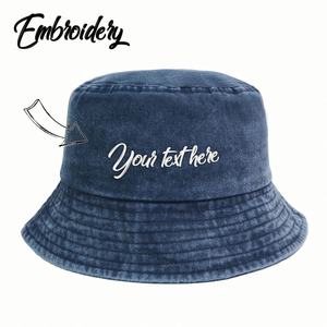 Chapeau seau en coton brodé d'une seule pièce promotionnel de logo personnalisé pour la pêche et les événements occasionnels cadeaux d'affaires et image de marque - Product Image 4