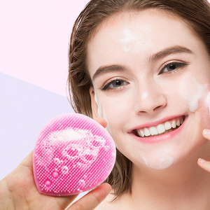 <span class=keywords><strong>Brosse</strong></span> faciale en silicone portable Pakcare Mini - <span class=keywords><strong>Brosse</strong></span> exfoliante pour le visage imperméable de taille voyage pour un nettoyage en douceur - Product Image 4