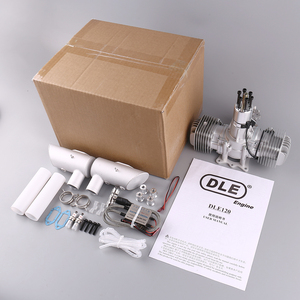 Motor DLE120, Modelo DLE 120, Dos Cilindros, Dos Tiempos, Escape Lateral, Refrigeración por Aire Natural, Arranque Manual, Cilindrada de 120cc, DLE - Product Image 5