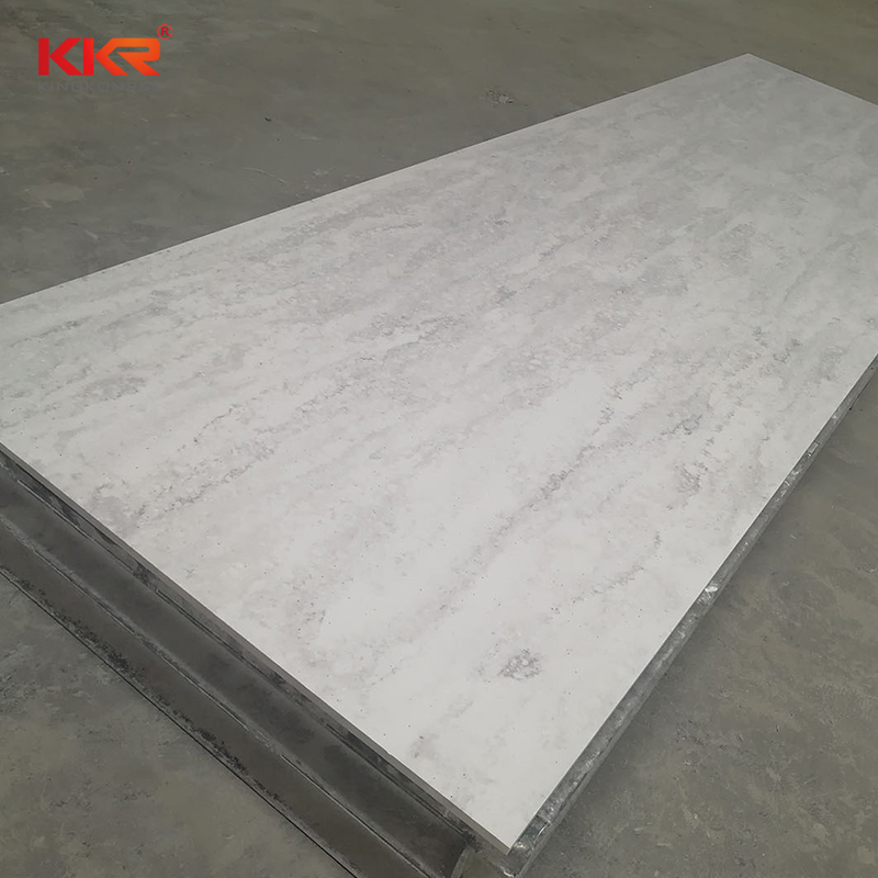KKR Prix de Gros Bâtiment Pierre Artificielle Pierre Staron Dalle de Surface Solide En Résine Polyester