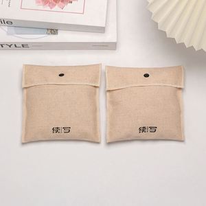 Sacs en toile de coton de haute qualité pour emballage de bijoux et vêtements, pochettes enveloppe en coton brut d'usine - Product Image 4