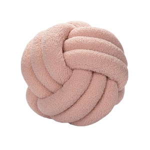 <span class=keywords><strong>Coussin</strong></span> en forme de <span class=keywords><strong>boule</strong></span> en tissu polyester doux <span class=keywords><strong>tricot</strong></span>é JY, anti-acariens, personnalisable pour canapé et chevet - Product Image 5