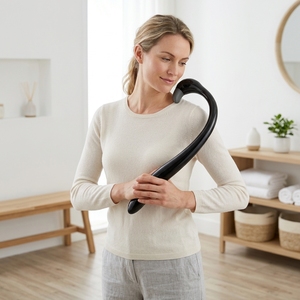 Masajeador Vibratorio Inalámbrico Portátil para Alivio del <span class=keywords><strong>Dolor</strong></span>, con Encendido/Apagado Automático, Tipo Bastón, Sin Botones, Sensible a la Presión, para Automasaje - Product Image 1