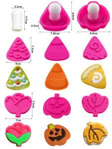 25-Piece Sweet Sugarbelle Cookie Cutter Set - Interchangeable <strong>Biscuit</strong> Stamp &amp; Fondant Embosser <strong>Kit</strong> - Plastic DIY Baking Tools - Product Image 5