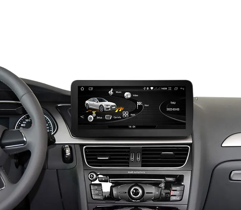 10,25 дюймовый мультимедийный плеер BT WIFI 4G Google Автомобильный дисплей Android автомобильный стерео для Audi A4 B8 A5 2009-2016