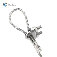 Verzinkte Schmiedeeisen DIN 741 Drahtseilklemmen Hochbelastbar 3-40mm EN 13411-5 Kabelklemmen für Hebe- und Marineanwendungen