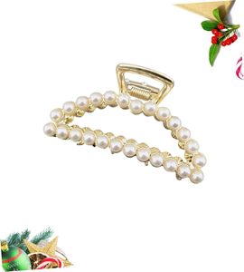 Pince à cheveux en plastique tendance, style requin, avec perles, pour l'arrière de la tête, design élégant et luxueux, collection Advanced Sense Card Pack - Product Image 2