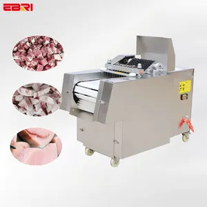 Phổ biến tự động thịt máy cắt gà Cube Cutter cho thịt bò Dicer thái hạt lựu đông lạnh thịt máy cắt thịt Slicer