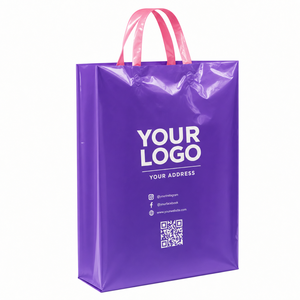 Bolsa de Compras de Plástico Personalizada con Logotipo Personalizado al por Mayor, Ropa Personalizable con Impresión Personalizada - Product Image 1