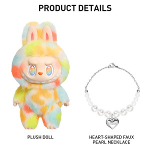 100% Original para Pop Mart para Labubu lindo algodón vinilo peluche muñeca monstruos alta energía Rock universo regalo amantes de los animales hechos - Product Image 2