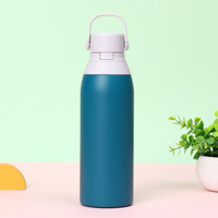 DD4047 Logo personnalisé 500ml 750ml Bouteille isotherme de camping à double paroi en acier inoxydable 304, isolation sous vide 12-24h, petite ouverture