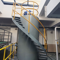 Clarificateur circulaire en acier pour station d'épuration avec escalier hélicoïdal, livraison directe usine