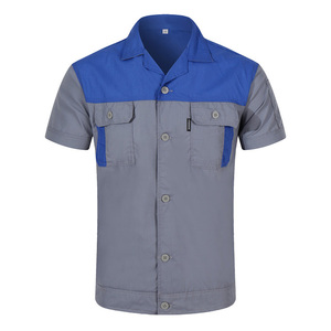 Abbigliamento da Lavoro di Alta Qualità per Meccanici Auto, T-shirt con Due Tasche e Logo Personalizzato, Completo da Lavoro per Uomo con Maglietta e Pantaloni - Product Image 1