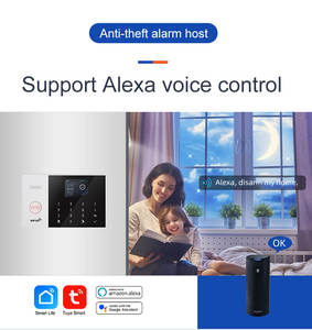 <span class=keywords><strong>PGST</strong></span> Tuya Smart WiFi 4G/GSM portatile ABS <span class=keywords><strong>sistema</strong></span> <span class=keywords><strong>di</strong></span> sicurezza domestica compatibile Alexa <span class=keywords><strong>sistema</strong></span> <span class=keywords><strong>di</strong></span> <span class=keywords><strong>allarme</strong></span> Wireless compatibile - Product Image 3