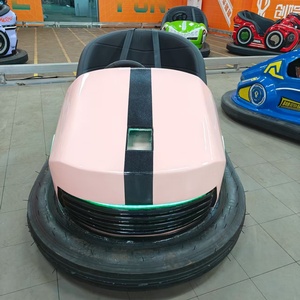 Voiture tamponneuse rose lumineuse à monnayeur, équipement de divertissement électrique interactif parent-enfant pour parc d'attractions - Product Image 6