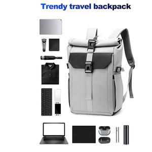 2024 özelleştirmek rulo üst dizüstü seyahat için sırt çantası açık su geçirmez genişletilebilir ayarlanabilir katlanır Laptop çantası kadın erkek için - Product Image 4