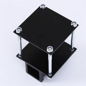 Attelage de pare-chocs carré 4 ''Adaptateur de récepteur 2'' <span class=keywords><strong>pour</strong></span> porte-bagages de vélo - Product Image 2