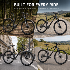 Bicicleta de Montaña de Fibra de Carbono, 2x12 Velocidades, Suspensión Delantera, Freno de Disco Hidráulico, 27.5/<span class=keywords><strong>29</strong></span> <span class=keywords><strong>Pulgadas</strong></span>, Todoterreno, Carga de 150 kg, Aleación de Aluminio - Product Image 4