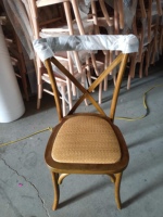 Fauteuil américain en bois massif et rotin, table et chaises de restaurant, table et chaises de salle à manger individuelles d'extérieur, chaises nordiques pour hôtel