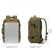 Nouveau sac à dos pour homme, sac pour ordinateur portable décontracté et professionnel, multifonctionnel, grande capacité, résistant à l'eau, pour les voyages en plein air