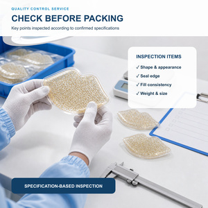 Packs de glace personnalisés en PVC gelé à paillettes pour les lèvres, idéaux pour les spas médicaux et les traitements de beauté promotionnels - Product Image 5