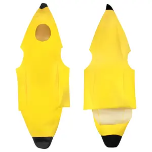 Banana Costume For Unisex Adult Deluxe Halloween Dress Up For Party Role Play Outdoor Activity