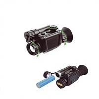 Lunette thermique infrarouge Compass 640x512 50Hz avec reconnaissance de cible par IA, sortie vidéo WiFi, zoom 1~4x, monoculaire de chasse nocturne balistique