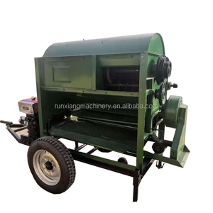 New High Capacity Portable Grain Multi-Purpose <b>Millet</b> Thresher Diesel Engine Multi-Functional Wheat Rice Sorghum Threshing - Product Image 3