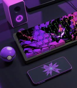 Teclas PBT Personalizadas Chrome Hearts 129, Perfil Cherry, Grabado Lateral, Translúcidas, para Teclado Mecánico, Venta al Por Mayor - Product Image 4