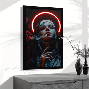 Pintura Personalizable con Iluminación LED, Arte en MDF, Pintura Decorativa para Colgar en la Sala <span class=keywords><strong>de</strong></span> Estar - Product Image 3