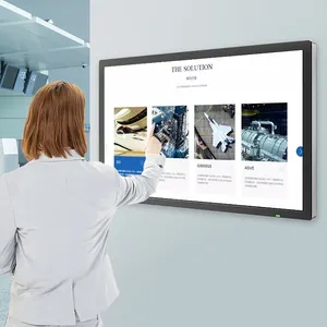 32"43"50"55"65" HD Panel 16:9 Advertising Player All In One Pc LCD Industrial Waterproof Touch Screen Monitor