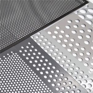304 316L Stanz öffnung 6mm 8mm 10mm korrosions beständiges Aluminium DX51D Z150 Lochbleche - Product Image 4