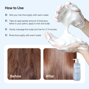 Après-shampoing hydratant végétalien aux herbes Pallamina, formule OEM 2-en-1, shampoing brésilien à la biotine, au collagène et à la kératine - Product Image 6