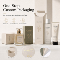 Boîte d'emballage en papier personnalisée, pliable, à bas prix, impression de logo, boîte en carton recyclable pour le maquillage du visage