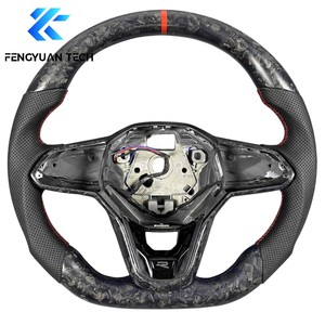 Levier de vitesses au volant en fibre de carbone avec éclairage LED pour VW Golf GTI MK8 MK8.5 8R <span class=keywords><strong>8</strong></span> <span class=keywords><strong>R</strong></span> <span class=keywords><strong>Audi</strong></span> A3 JETTA Tiguan Polo Passat Accessoires - Product Image 2