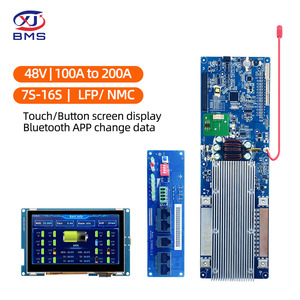 BMS con pantalla táctil Active Smart Bms BT Lfp BMS 200A Litio 18650 Lifepo4 PCB <span class=keywords><strong>Alla</strong></span> Inverter 48V - Product Image 2