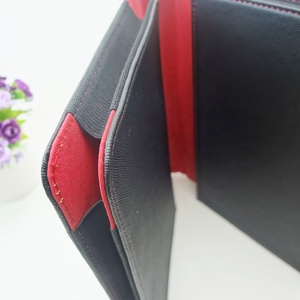 Oem A4 đen PU da xe bảo hiểm tổ chức A5 da sang trọng đăng ký xe du lịch tài liệu thư mục tự động chủ sở hữu Quà Tặng - Product Image 6