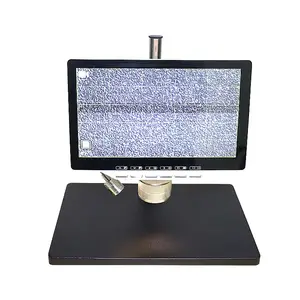 Microscópio digital portátil para reparo pcb, 1200w, lcd, microscópio industrial, tela de 10.6 polegadas, ips