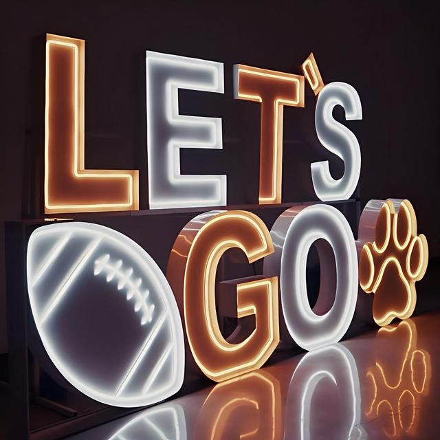 2026 Hot Sale  3ft 4ft 5ft RGB LED Giant Marquee Letters Numbers Light for Wedding Stages Outdoor Party Supplies Event Decor