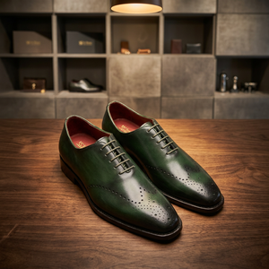 Chaussures en cuir pleine fleur Goodyear pour homme, modèle 2025, très demandées (élégantes, habillées, pour soirées, bureau, haute qualité, rehaussantes) - Product Image 3