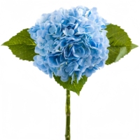 Bunga Hydrangea Biru Buatan Tangan Berkualitas Tinggi 52cm Lateks Real Touch Dekorasi Pernikahan Rumah Hari Valentine Grosir