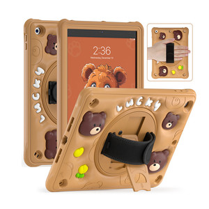 Sang Trọng Trường Hợp Đối Với <span class=keywords><strong>iPad</strong></span> 9th/8th/7th <span class=keywords><strong>iPad</strong></span> 10.2 2021 Chống Sốc Xử Lý Chân Đế EVA Dễ Thương Trẻ Em Tự Làm Phim Hoạt Hình Máy Tính Bảng Bìa - Product Image 5