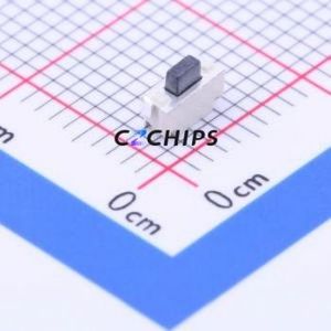 1TS003B-1600-3500A-CT Tactile Switch SMD,2x4mm Switch Single Pole Single Throw Rectangle Button 1.6N Horizontal Mount - Product Image 1